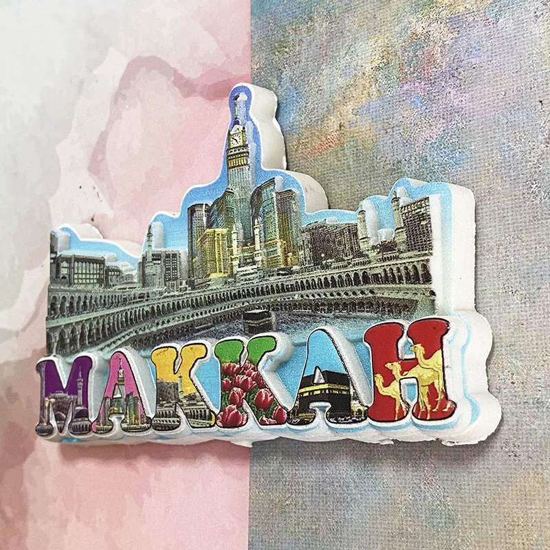 Mecca 3D refrigerator magnet T - Art Craft Magnet ulasan dan harga