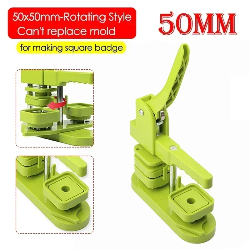 50mm Green Rotating Style Squa - Art Craft Magnet ulasan dan harga