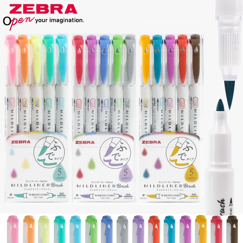 Zebra Highlighter WFT8 Mildlin - Zebra Pen Mildliner ulasan dan harga