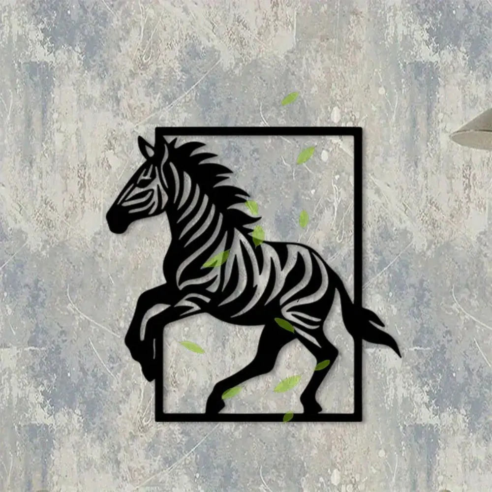 CIFBUY Metal Wall Art Zebra Ir - Art Craft Zebra ulasan dan harga