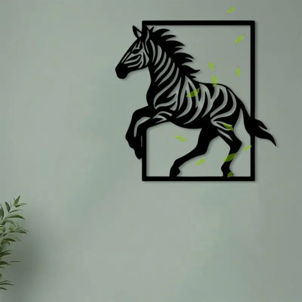 CIFBUY Metal Wall Art Zebra Ir - Art Craft Zebra ulasan dan harga