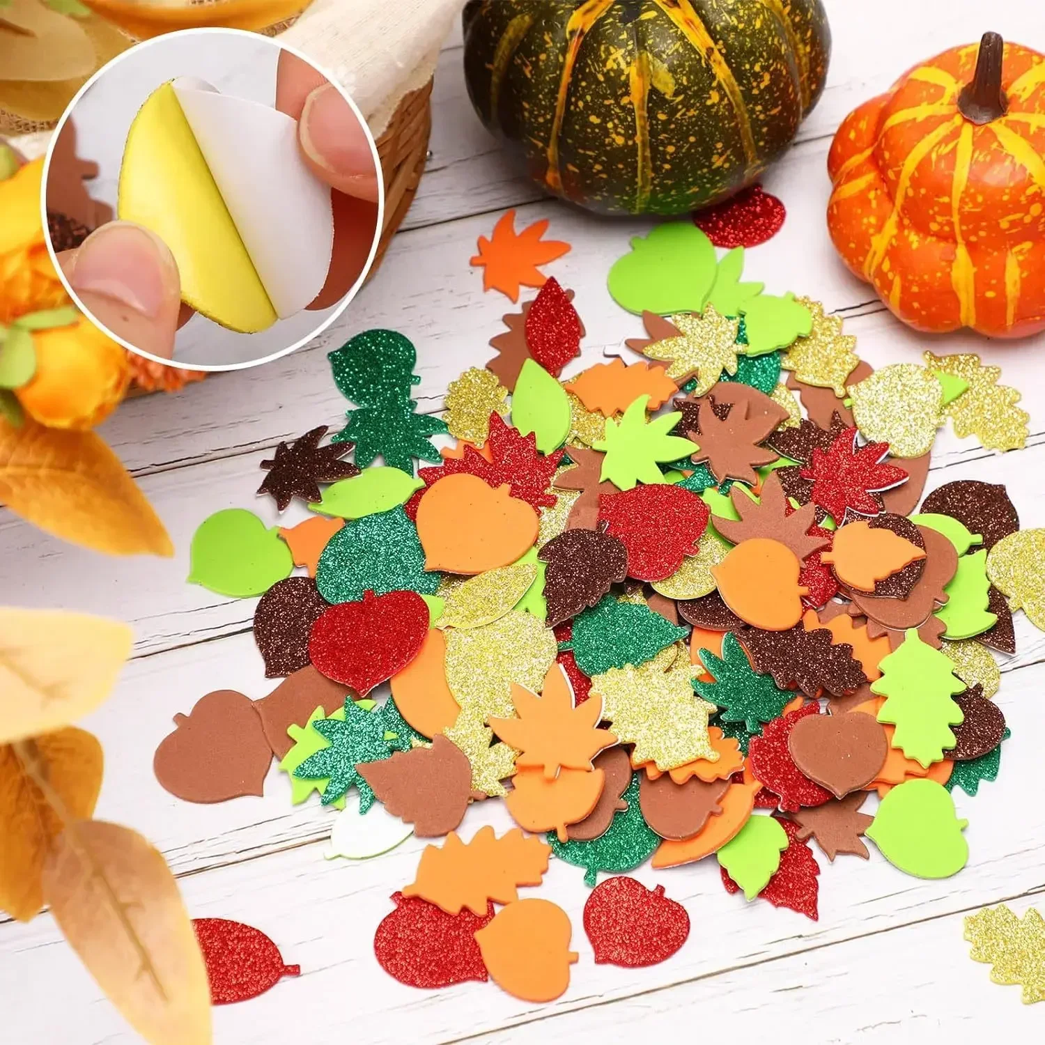 Thanksgiving, Fall Craft Kit F - Art Craft Leaves ulasan dan harga