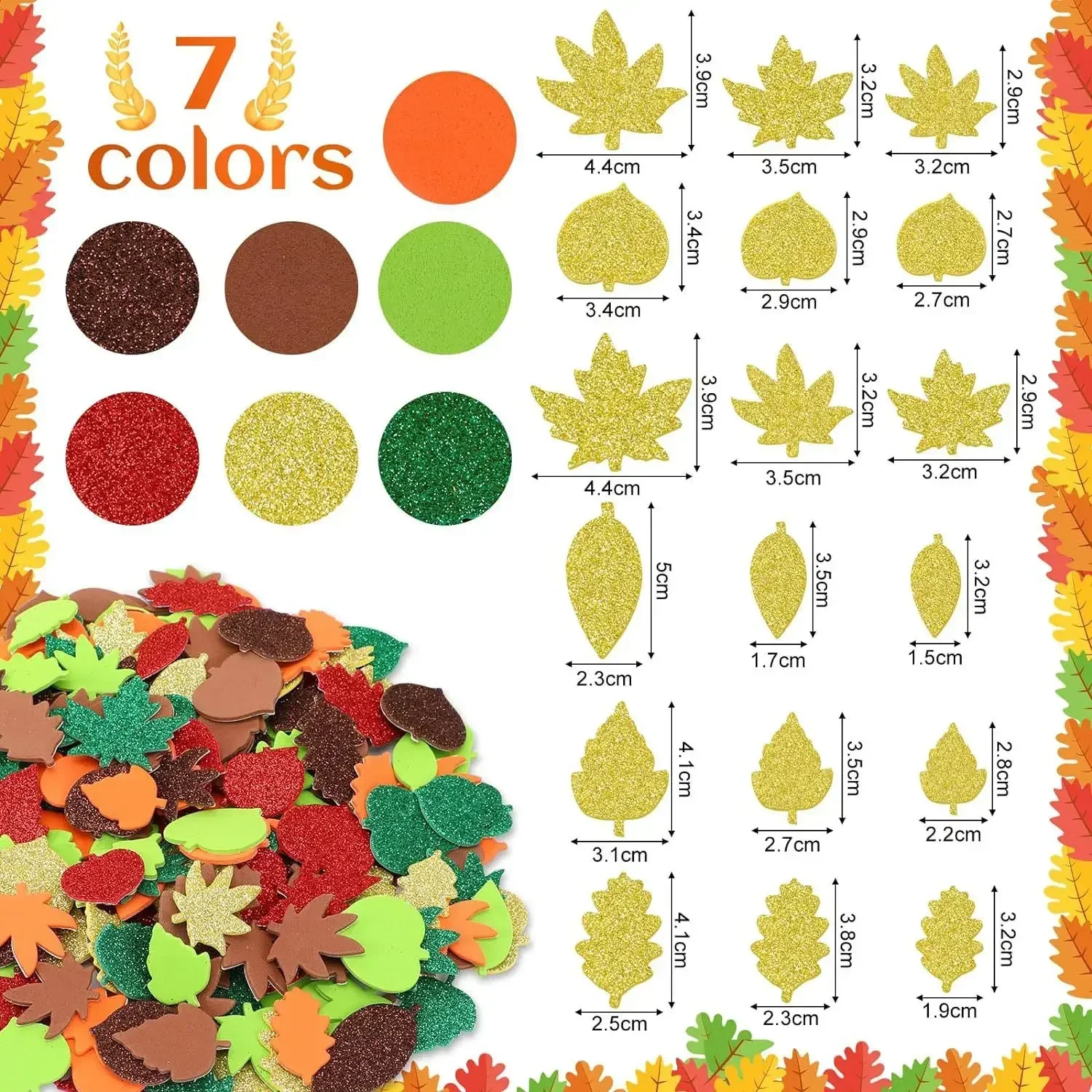 Thanksgiving, Fall Craft Kit F - Art Craft Leaves ulasan dan harga