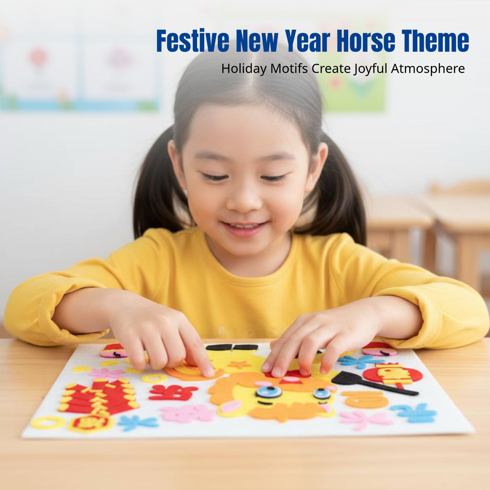 2026 New Year DIY Fabric Art S - Art Craft New Year ulasan dan harga