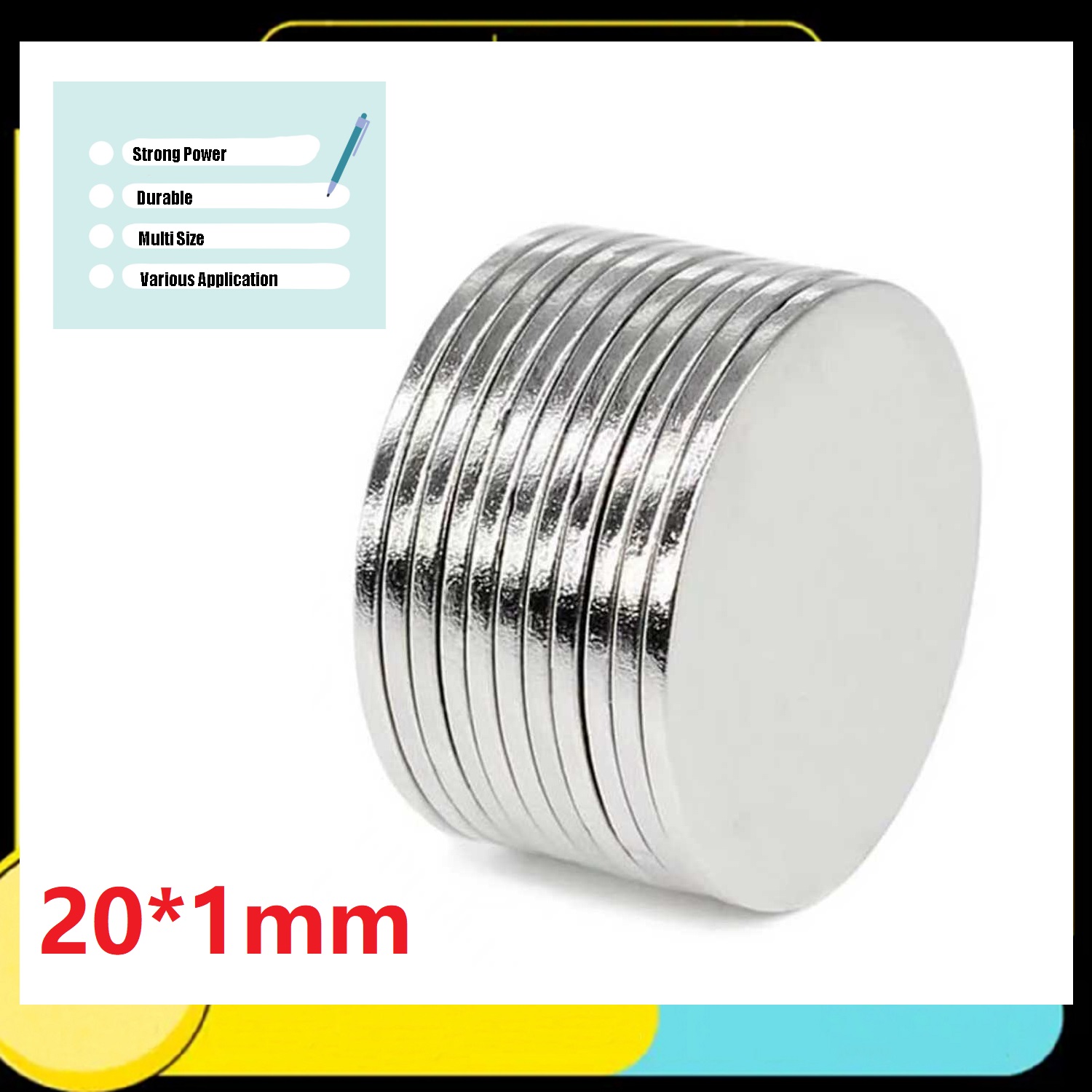 20x1mm Refrigerator Magnets, W - Art Craft Magnet ulasan dan harga