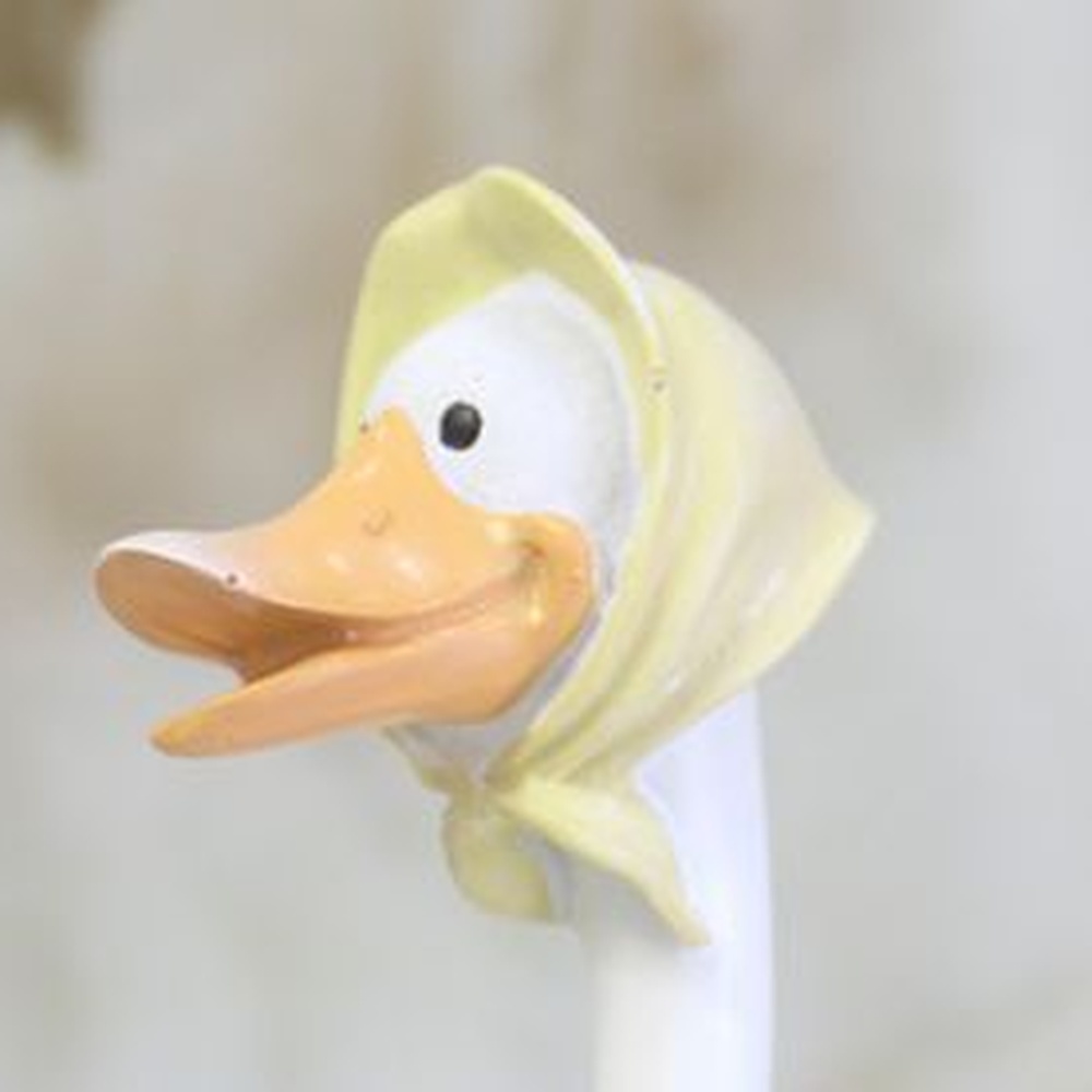 Cute Duck Figurine Resin Anima - Art Craft Decoration Ideas ulasan dan harga