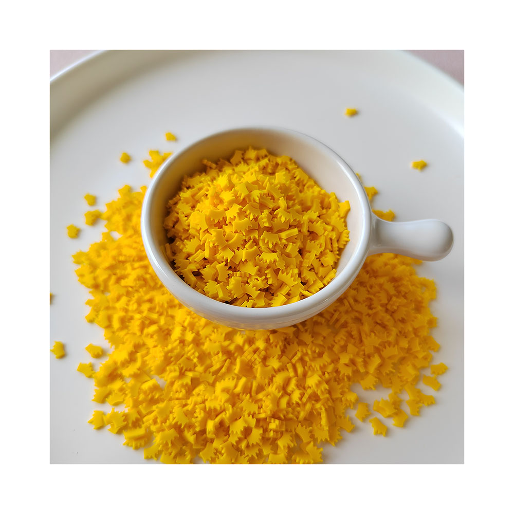 Yellow Crown Slices Polymer Ho - Art Craft New Year ulasan dan harga