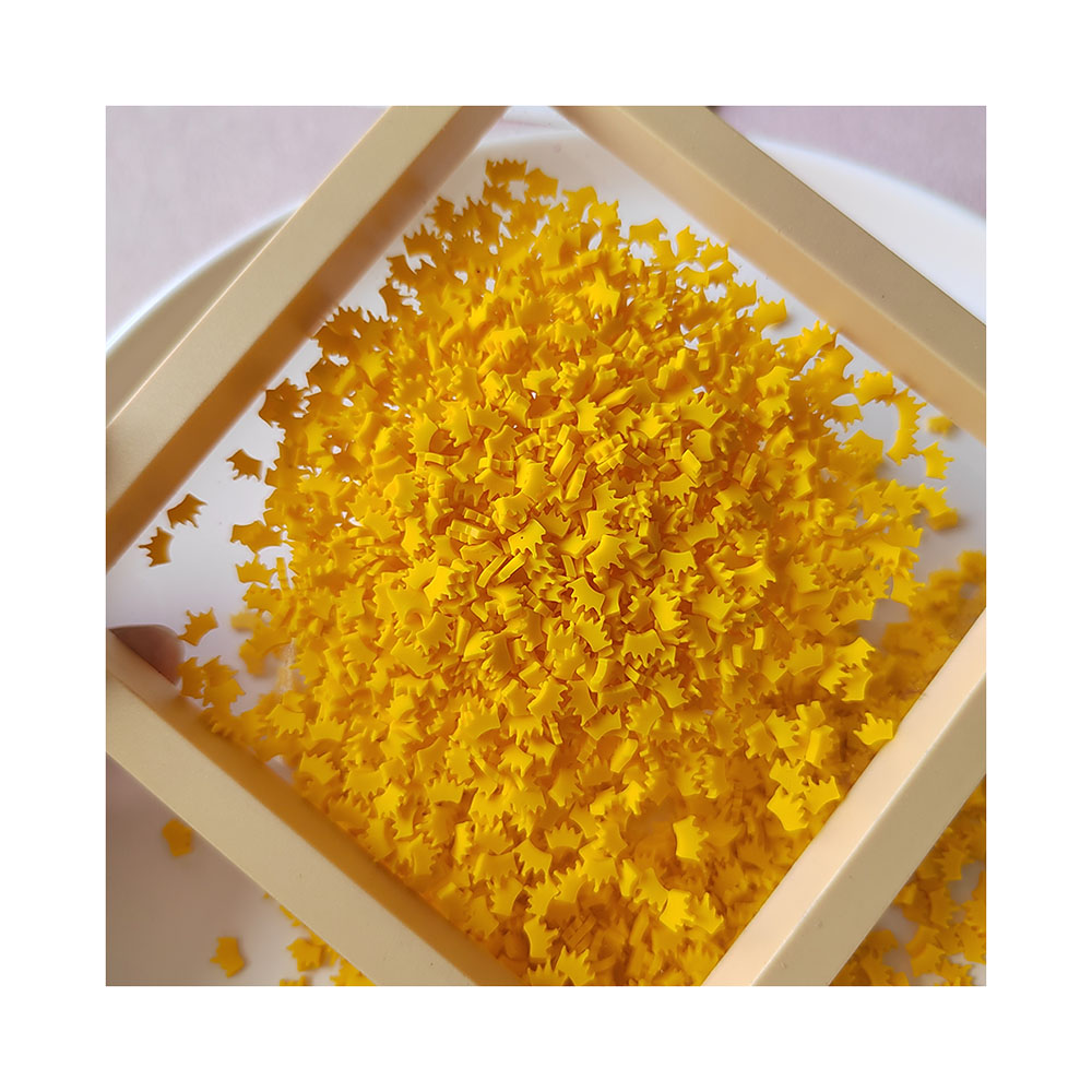 Yellow Crown Slices Polymer Ho - Art Craft New Year ulasan dan harga