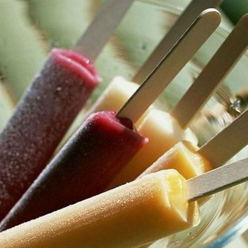 400PCS Wooden Ice Cream Sticks - Art Craft Ice Cream ulasan dan harga
