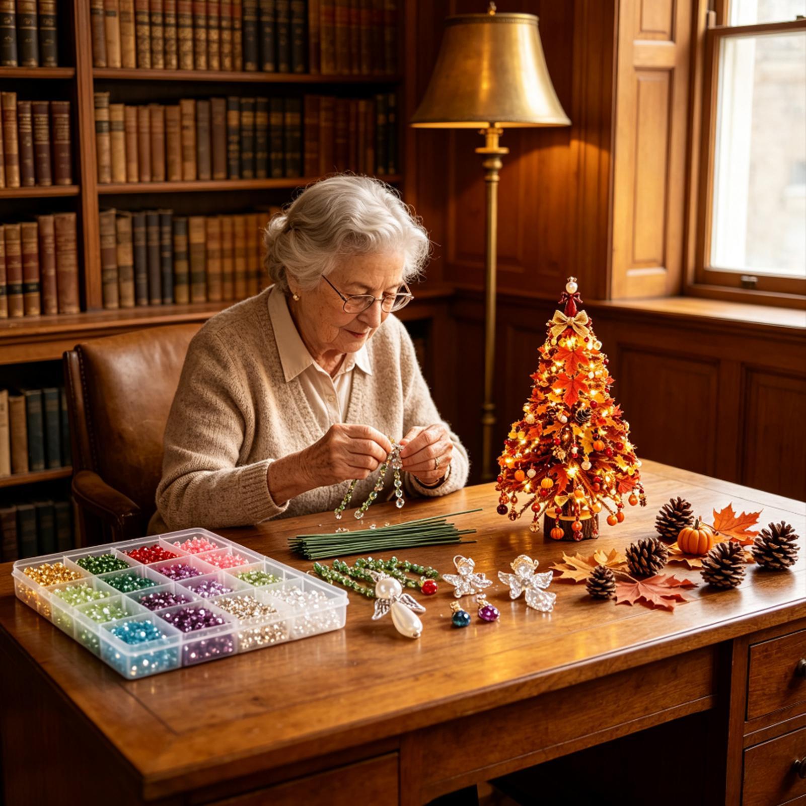 Christmas Tree Beading Art Win - Art Craft Winter ulasan dan harga