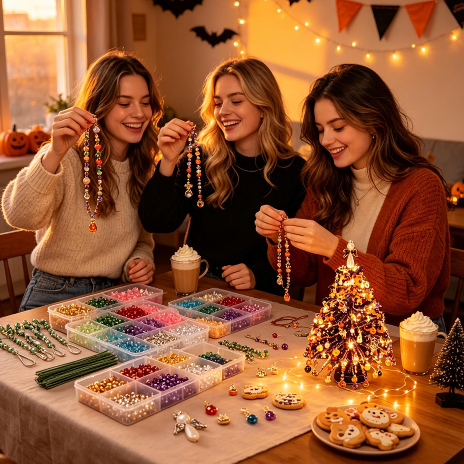 Christmas Tree Beading Art Win - Art Craft Winter ulasan dan harga