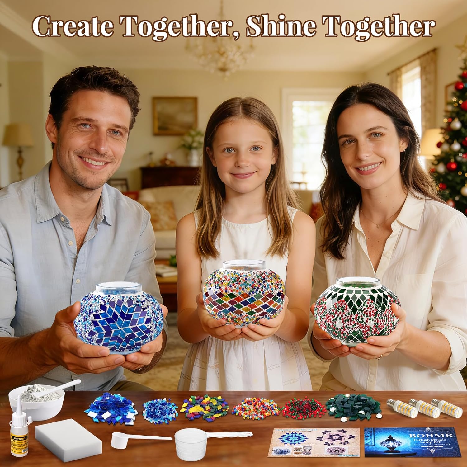 DIY 3 Globe Turkish Mosaic Lam - Art Craft Usa ulasan dan harga