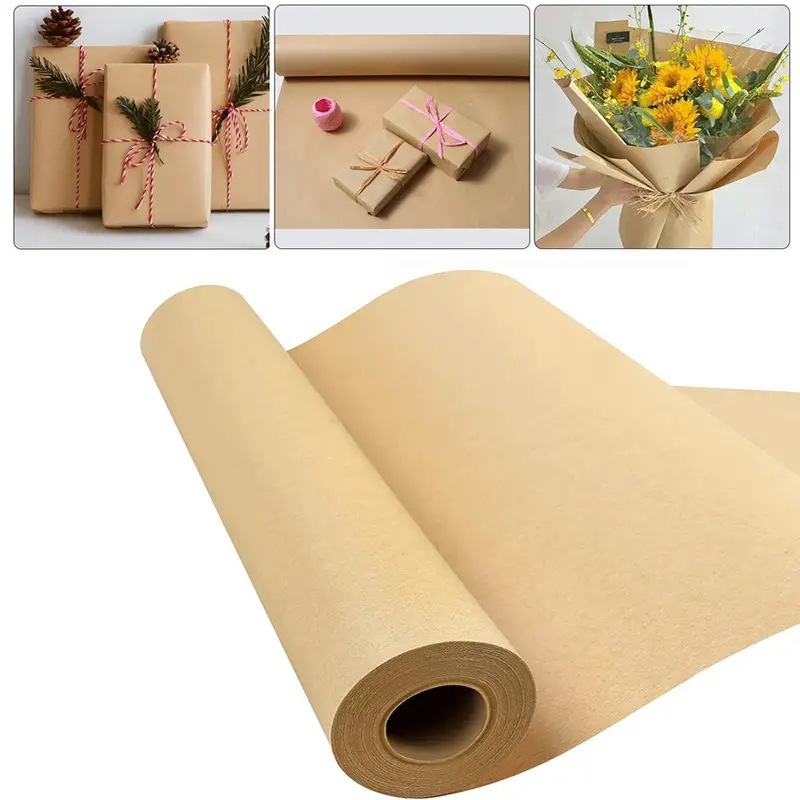Brown Kraft Paper Ideal For Gi - Art Craft Recycled Materials ulasan dan harga