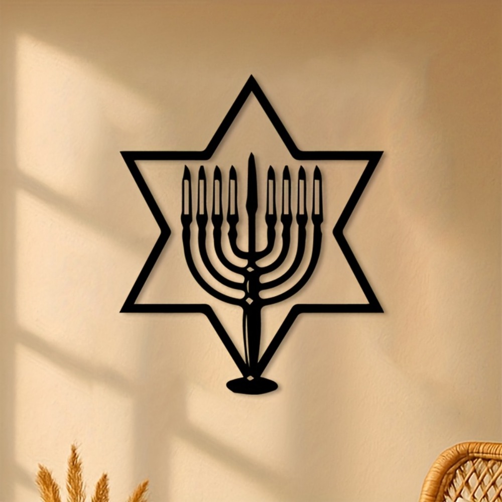 CIFBUY Metal Wall Art Menorah  - Art & Craft Of Problem Solving ulasan dan harga