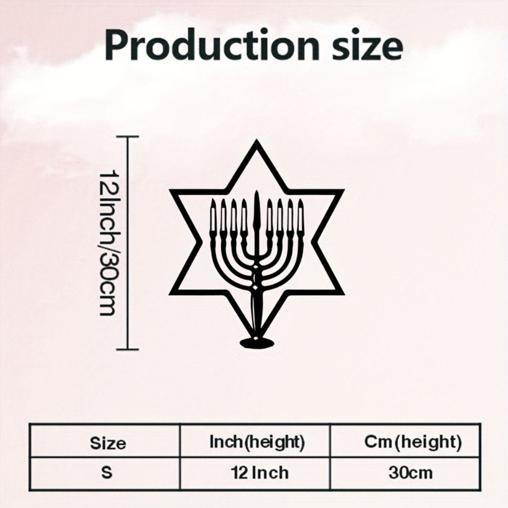 CIFBUY Metal Wall Art Menorah  - Art & Craft Of Problem Solving ulasan dan harga