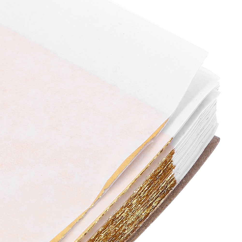 200Pcs Crafting Gold Foil Shee - Art Craft Leaves ulasan dan harga