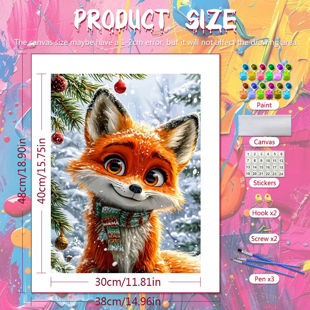 Huacan DIY Digital Oil Paintin - Art Craft Winter ulasan dan harga