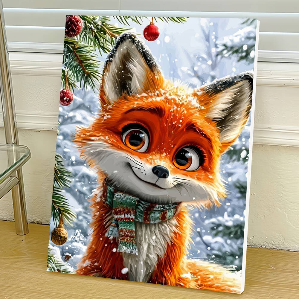 Huacan DIY Digital Oil Paintin - Art Craft Winter ulasan dan harga