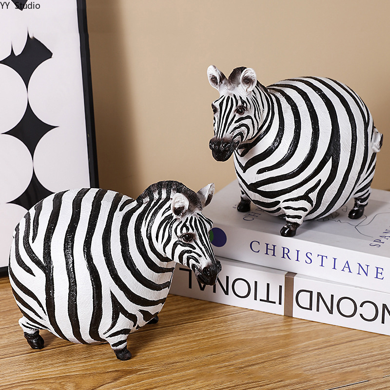 Nordic Creative Resin Zebra Or - Art Craft Zebra ulasan dan harga
