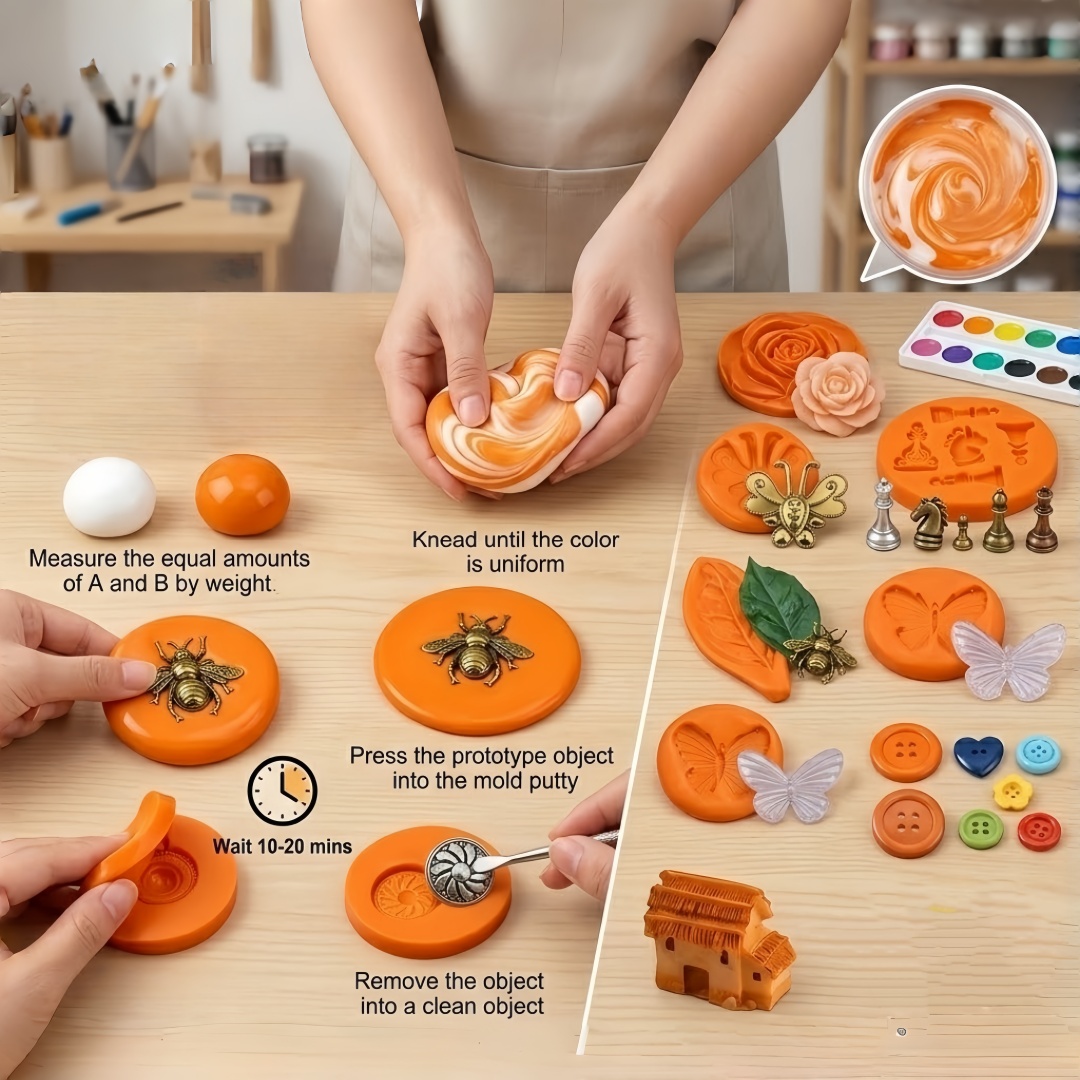 Silicone Putty DIY Crafting Se - Art Craft Resin ulasan dan harga