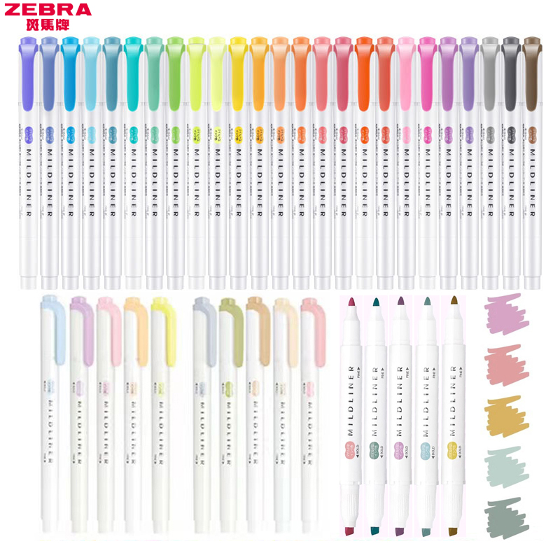 1/3pcs ZEBRA MILDLINER WKT7 Hi - Zebra Pen Mildliner ulasan dan harga