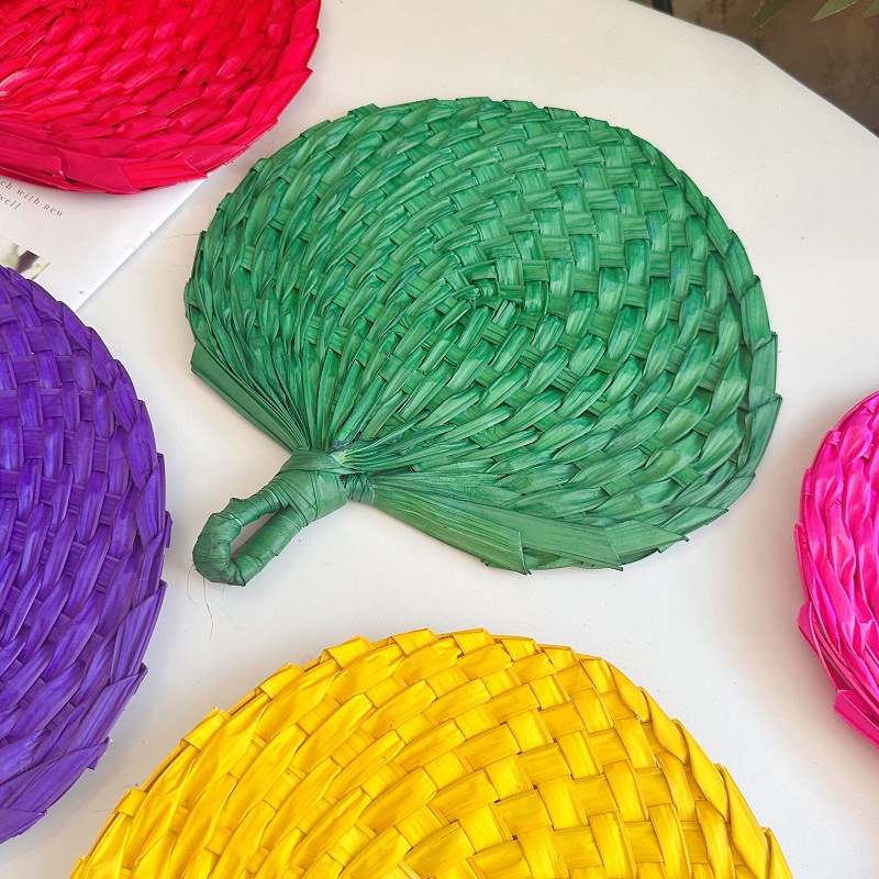 Chinese Style Handmade Fan Ret - Art Craft Leaves ulasan dan harga