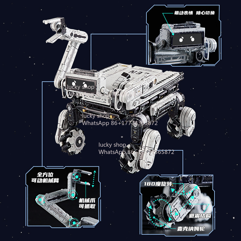 Smart Robot Dog Moss 3D Metal  - Art Craft Robot ulasan dan harga