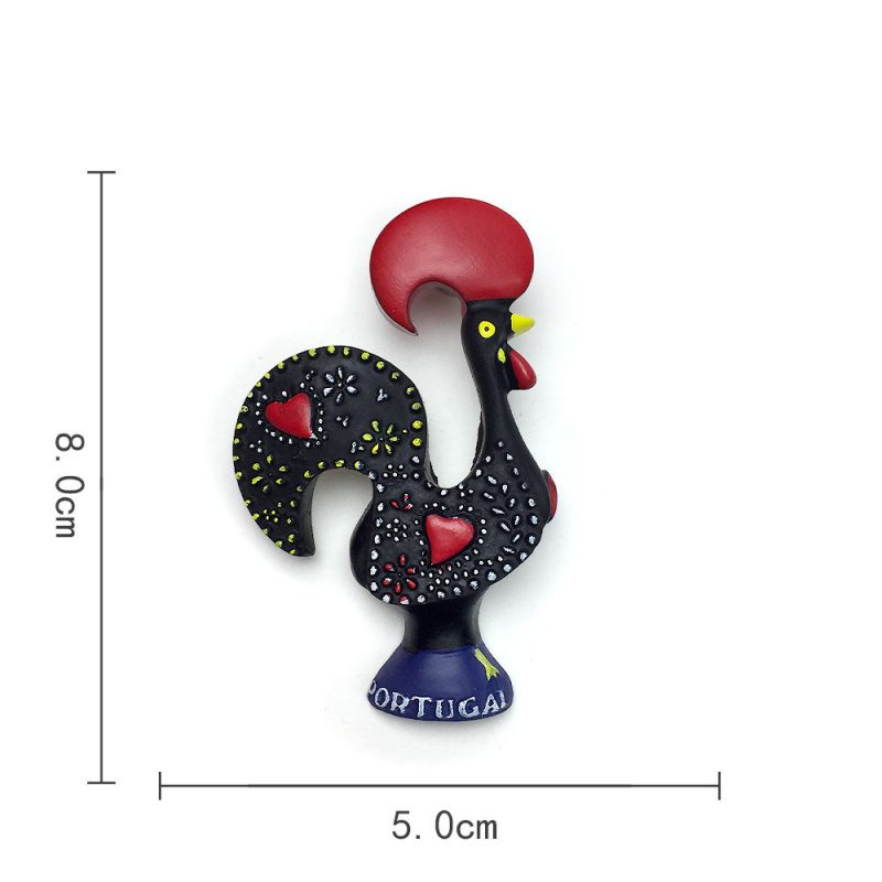 3D Portugal Gallic Rooster Mag - Art Craft Magnet ulasan dan harga