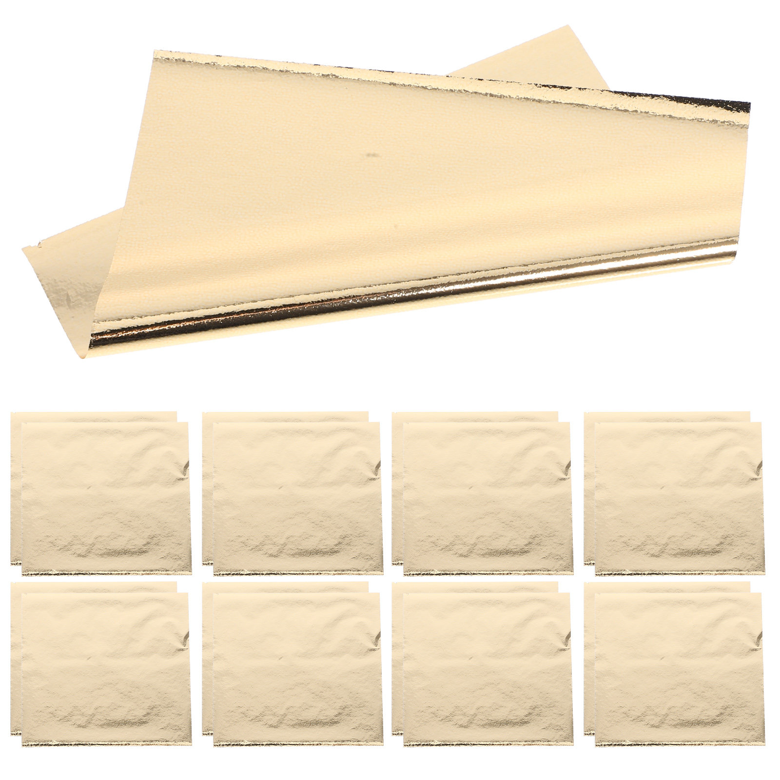 100Pcs Craft Foil Sheets Imita - Art Craft Leaves ulasan dan harga