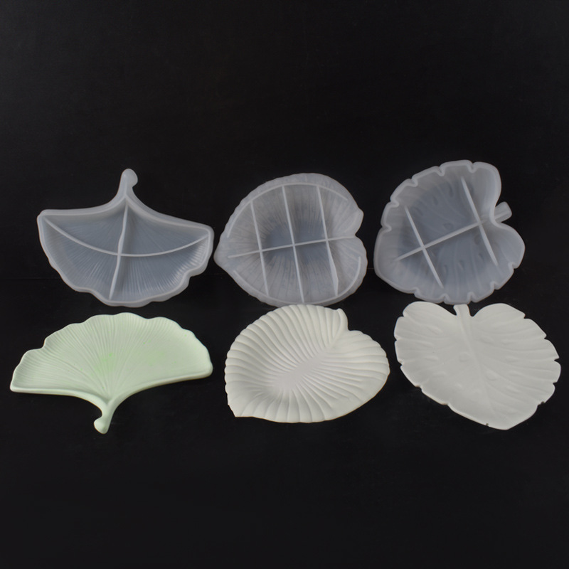 Plaster Cement DIY Leaf Dish M - Art Craft Leaves ulasan dan harga