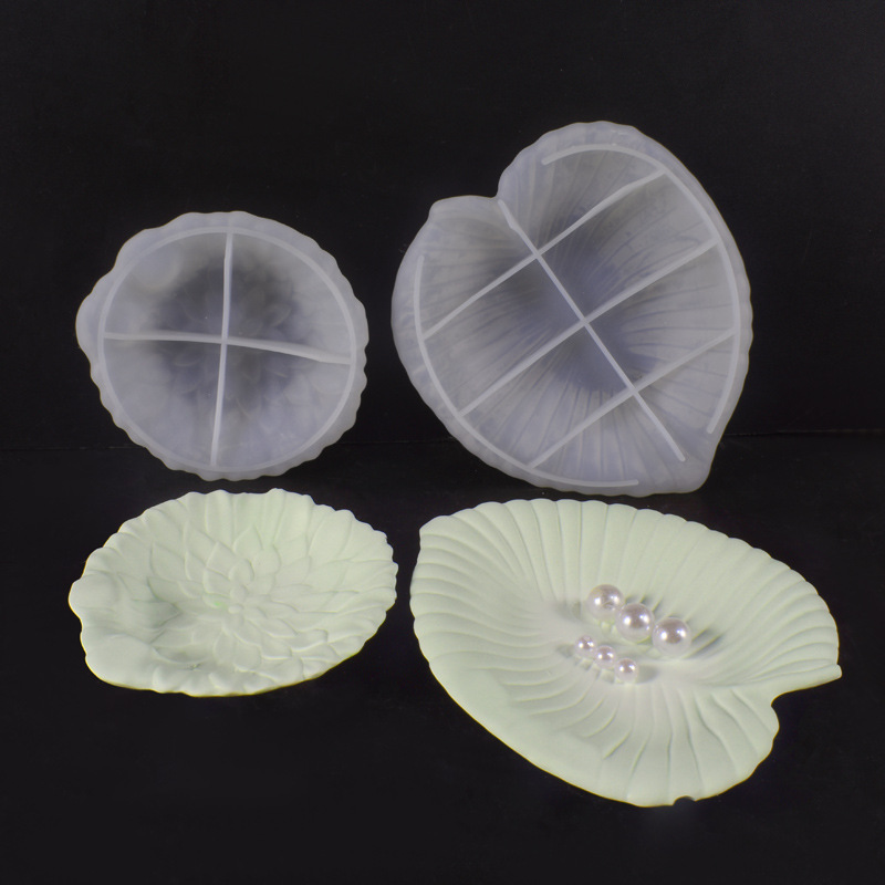 Plaster Cement DIY Leaf Dish M - Art Craft Leaves ulasan dan harga