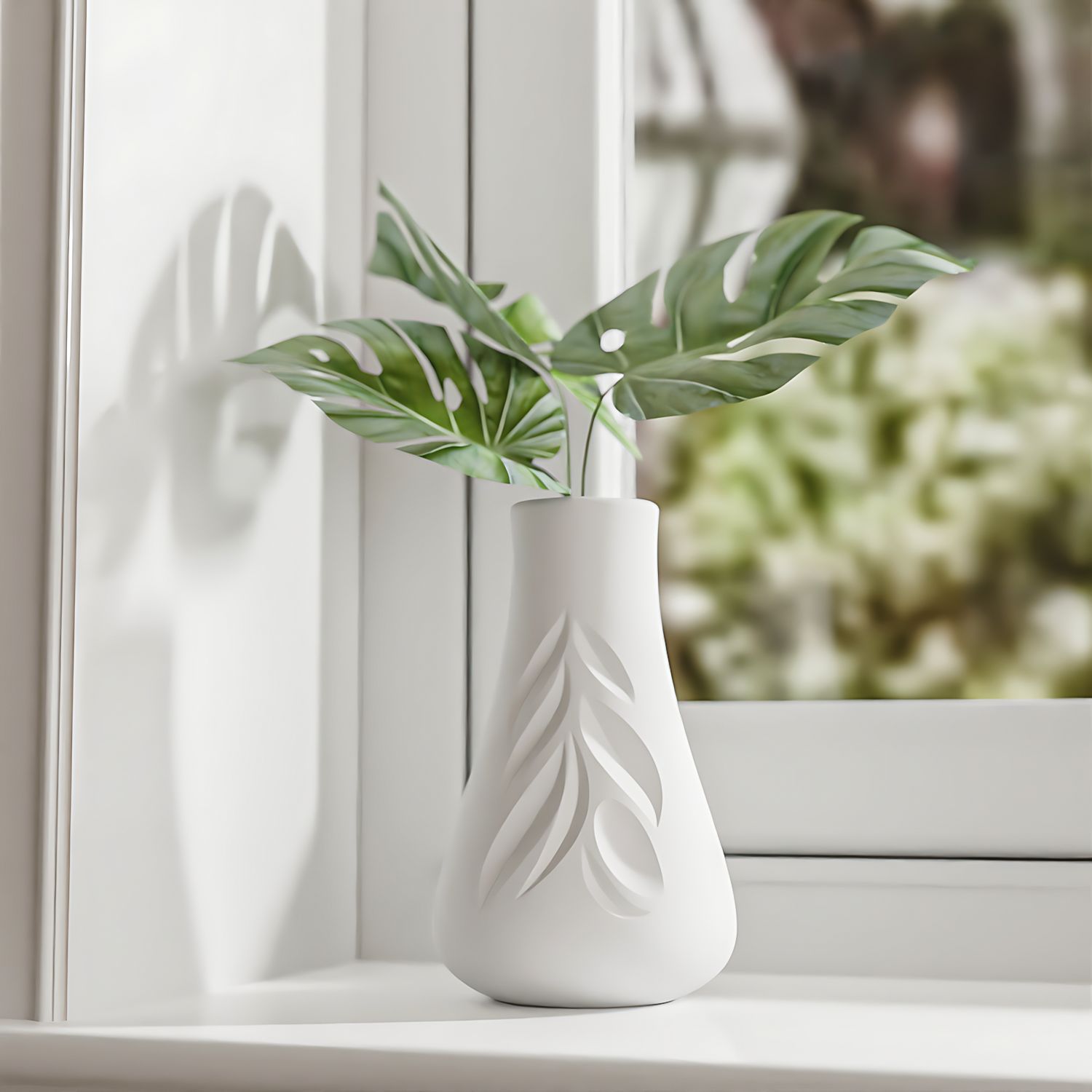 Leaf Texture Vase Silicone Mol - Art Craft Leaves ulasan dan harga