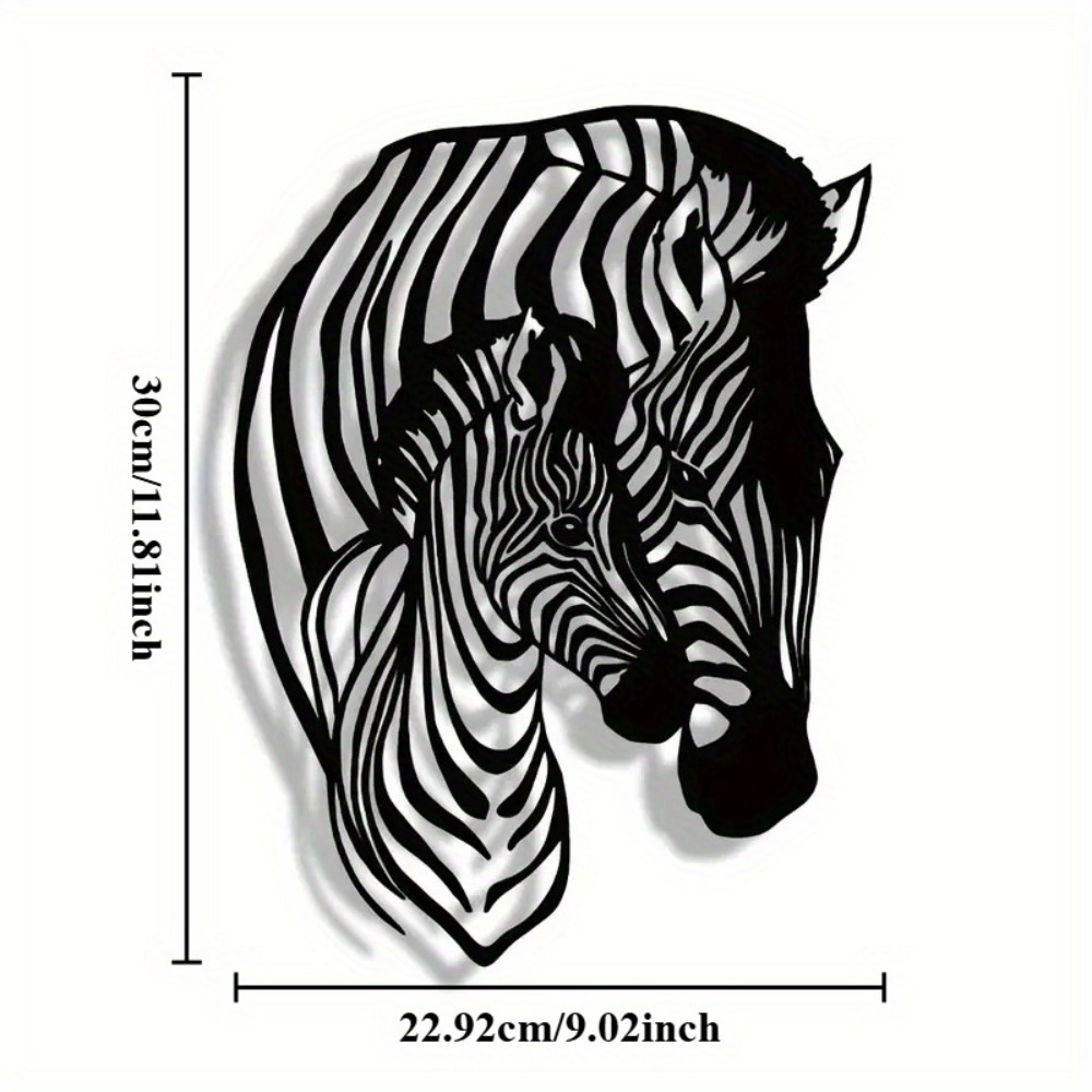 Elegant Minimalist Zebra Famil - Art Craft Zebra ulasan dan harga