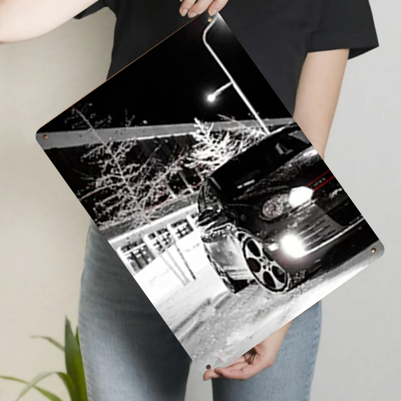 Winter Street Car Night View I - Art Craft Winter ulasan dan harga