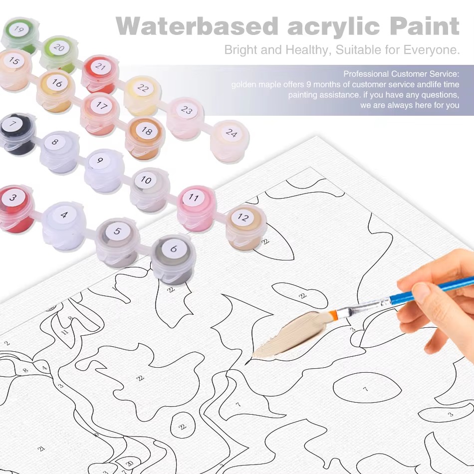GATYZTORY Painting By Numbers  - Art Craft Decoration Ideas ulasan dan harga