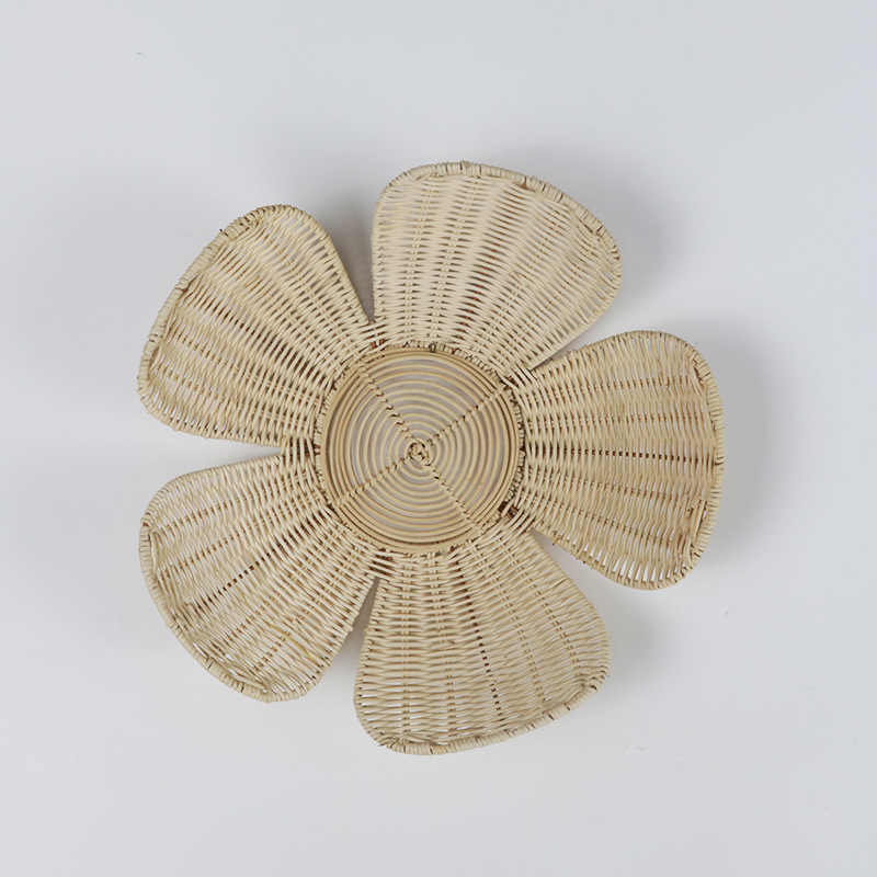 INS Nordic Woven Rattan Flower - Art Craft New Year ulasan dan harga