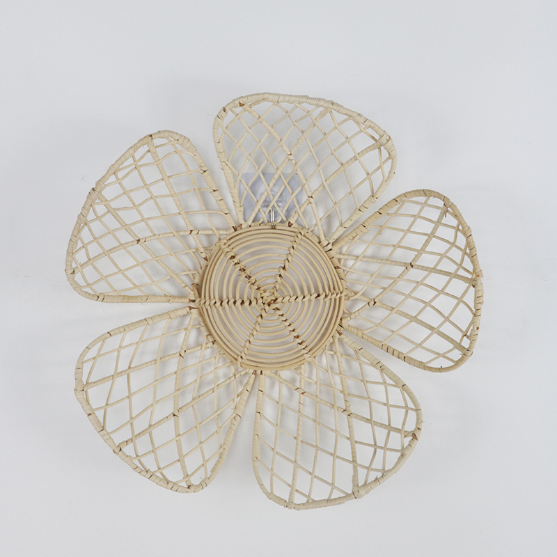 INS Nordic Woven Rattan Flower - Art Craft New Year ulasan dan harga