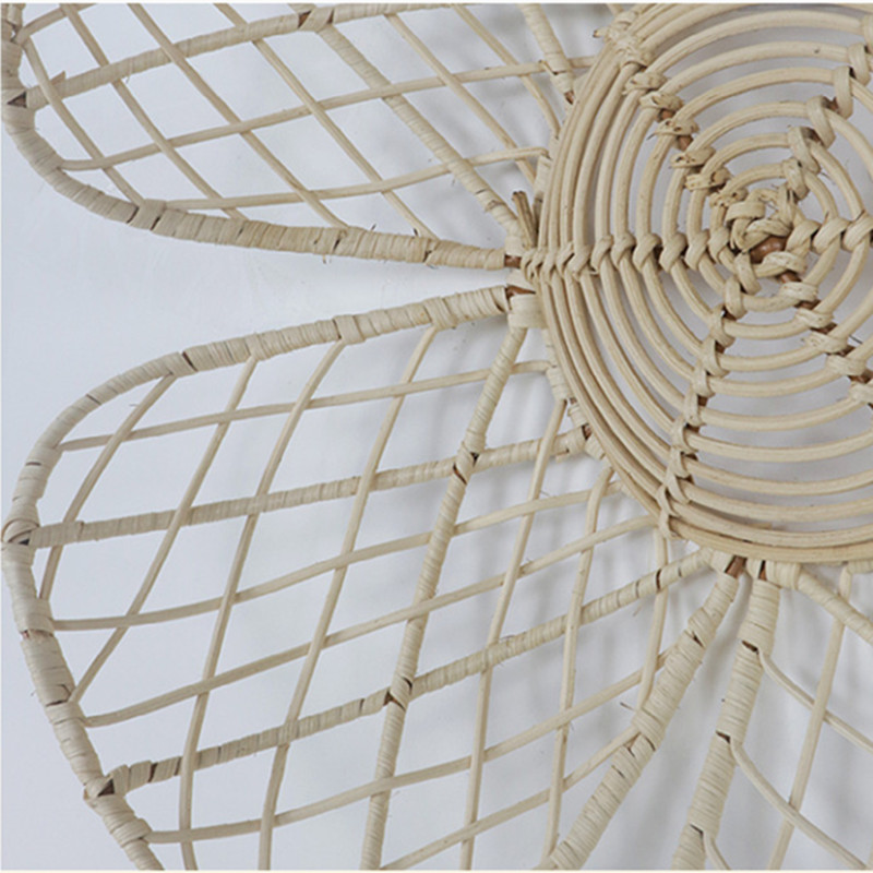INS Nordic Woven Rattan Flower - Art Craft New Year ulasan dan harga