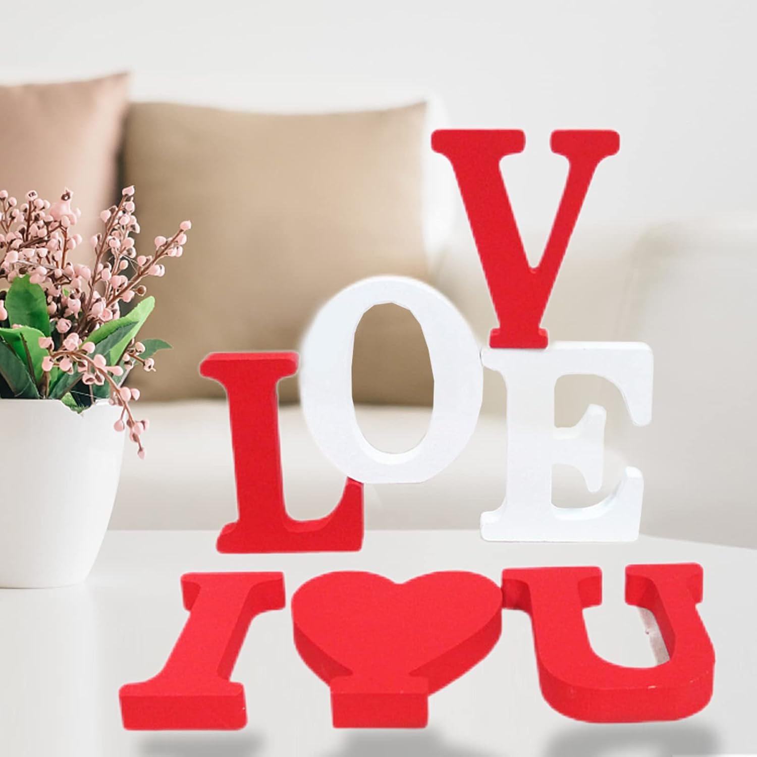 DIY Slogan Logo Letter 15CM Wh - Art Craft Logo Design ulasan dan harga