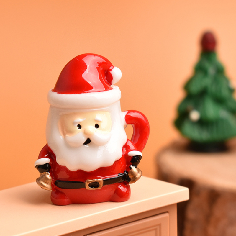 Mini Santa Teacup Ornament - R - Art Craft Resin ulasan dan harga