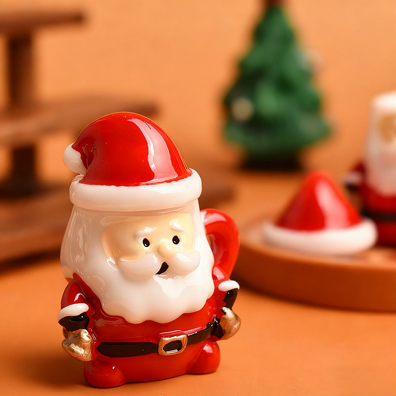 Mini Santa Teacup Ornament - R - Art Craft Resin ulasan dan harga