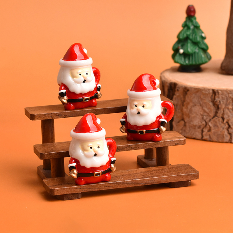Mini Santa Teacup Ornament - R - Art Craft Resin ulasan dan harga