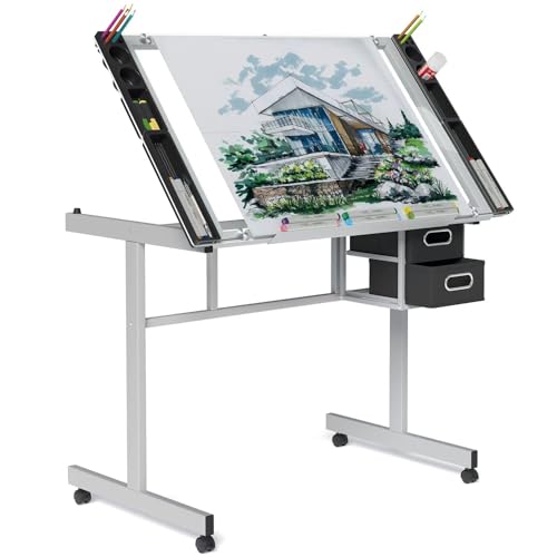 Adjustable Drafting Table with - Art Craft Usa ulasan dan harga
