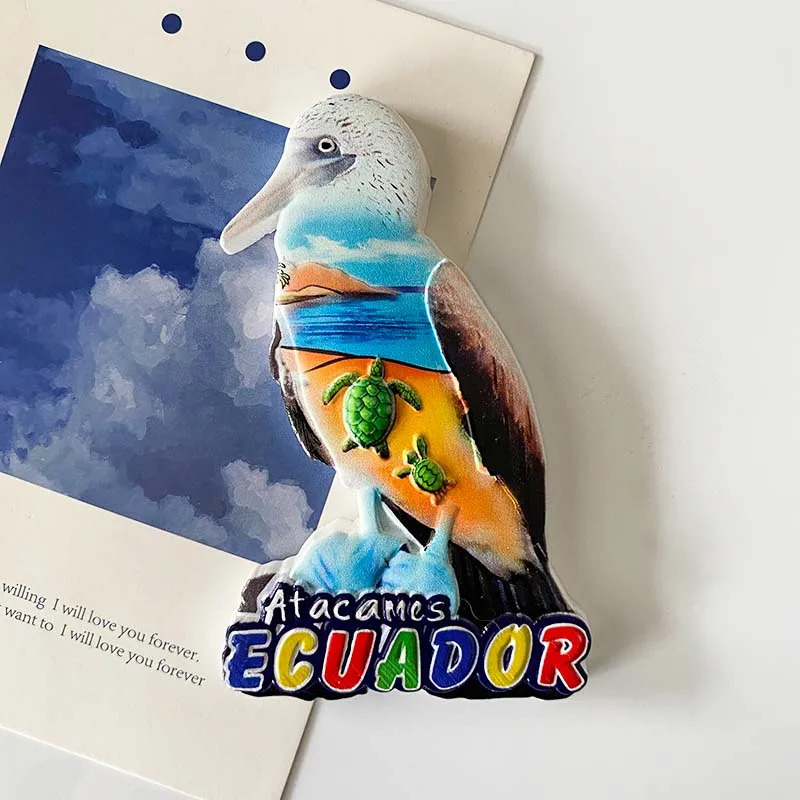 1pc, Ecuador Travel Souvenirs  - Art Craft Magnet ulasan dan harga