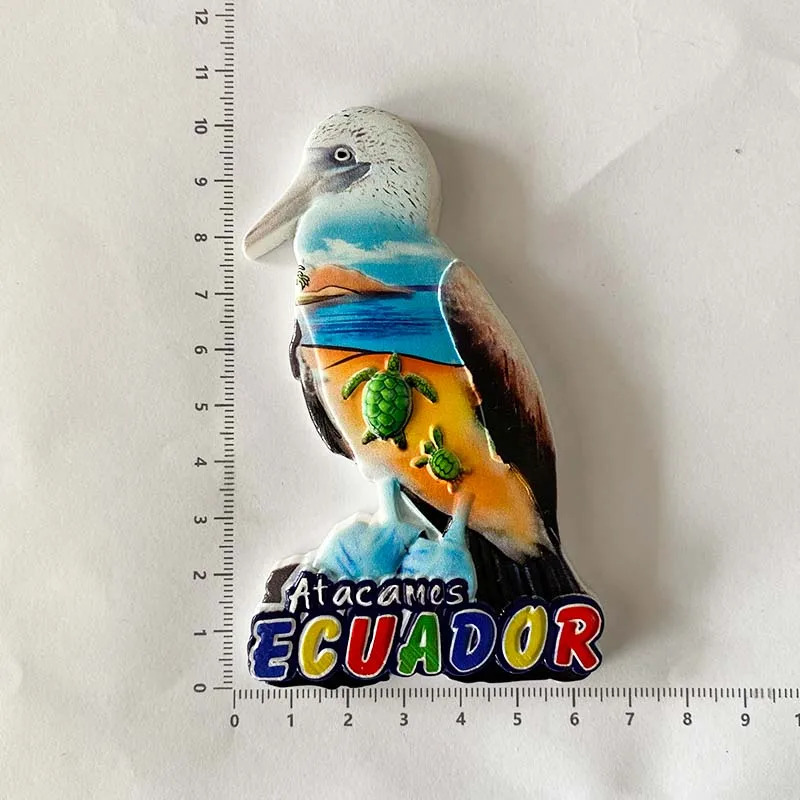 1pc, Ecuador Travel Souvenirs  - Art Craft Magnet ulasan dan harga