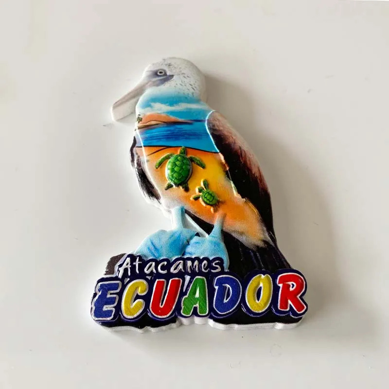 1pc, Ecuador Travel Souvenirs  - Art Craft Magnet ulasan dan harga