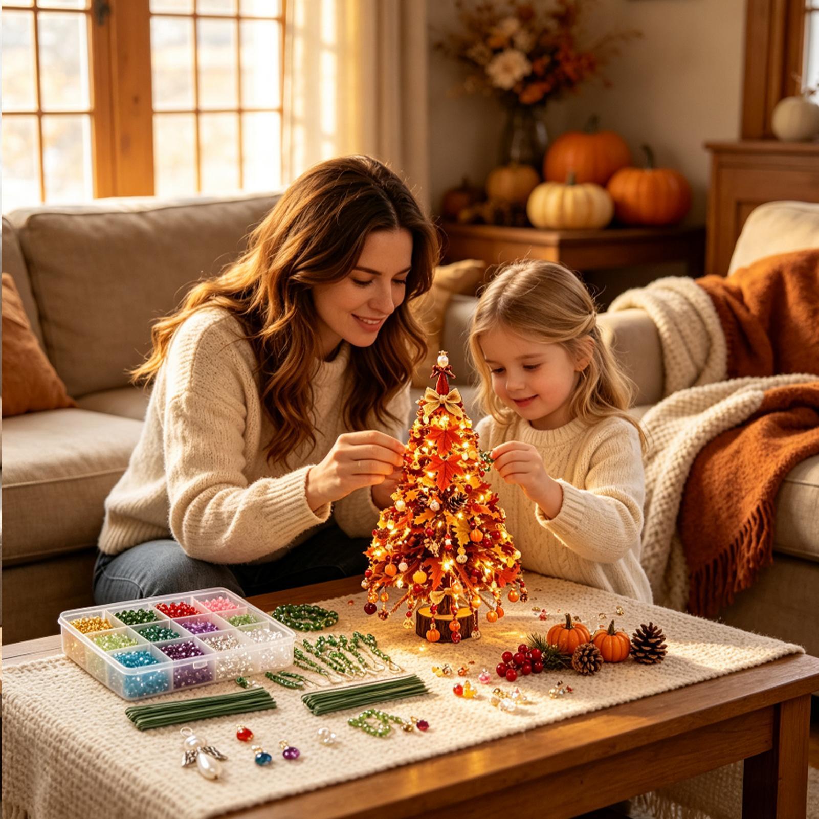 Beaded Christmas Tree Kit Wint - Art Craft Winter ulasan dan harga