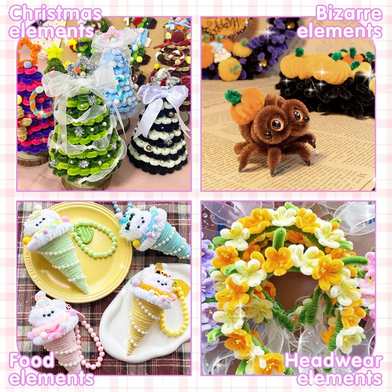 Pipe Cleaners Chenille Stems J - Art Craft For Kids ulasan dan harga