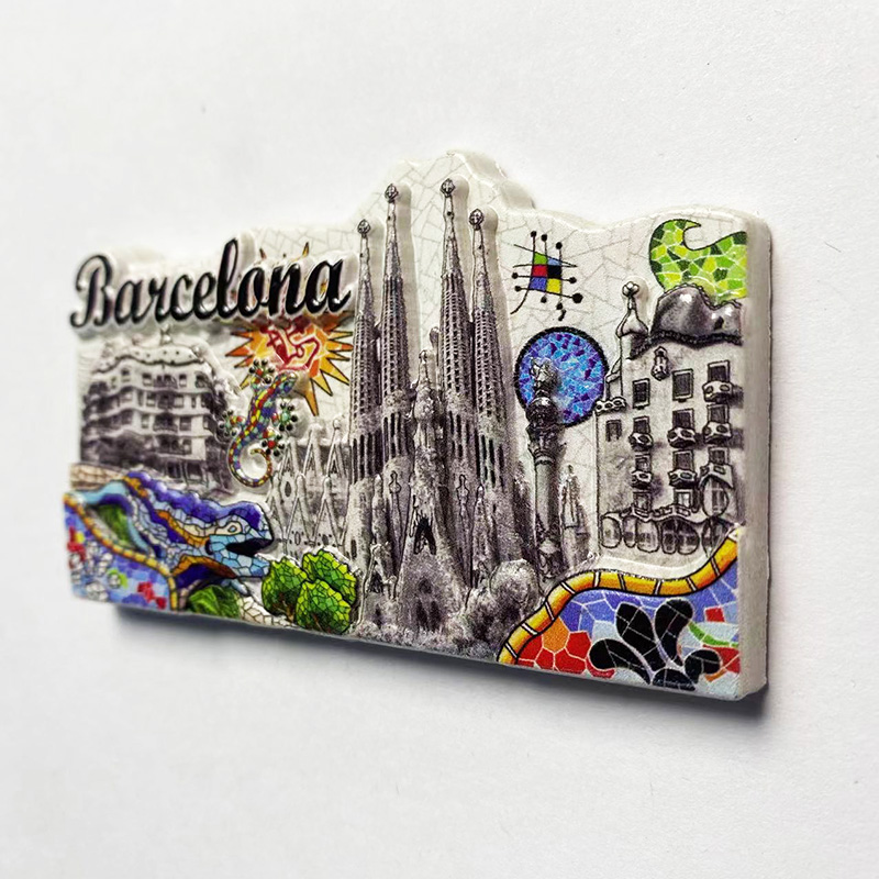 Barcelona Souvenirs Home Decor - Art Craft Magnet ulasan dan harga