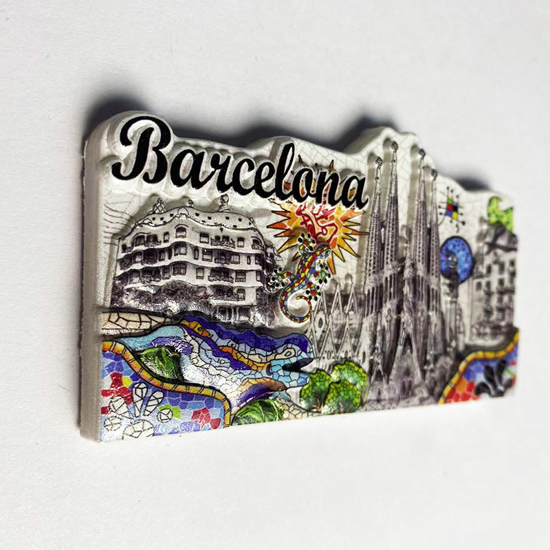Barcelona Souvenirs Home Decor - Art Craft Magnet ulasan dan harga